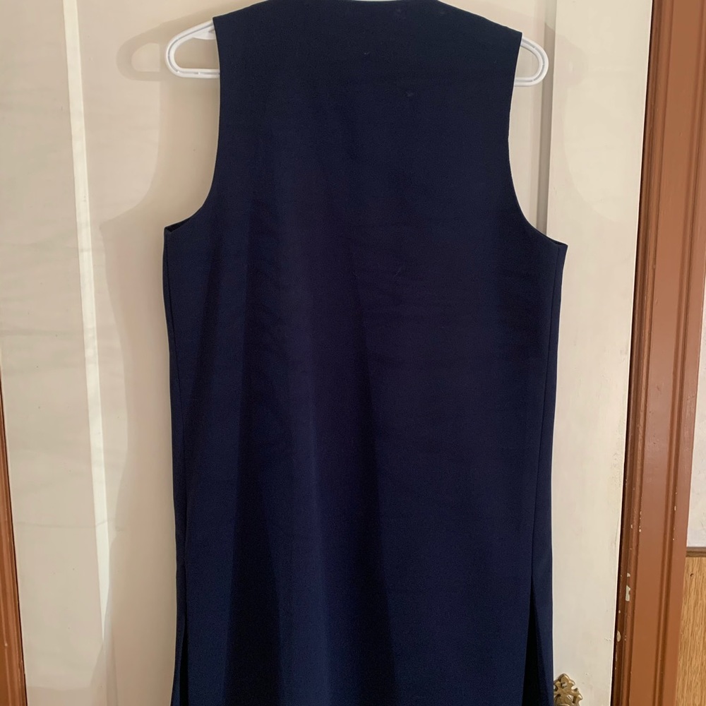 Navy ⚓ Long Vest - Picture 2 of 4